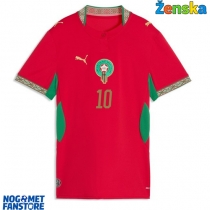 Maroko Brahim Diaz #10 Domaci Dres za Ženska SP 2026 Kratak Rukav